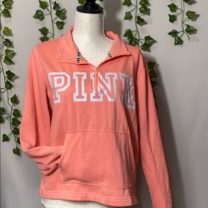 Pink brand quarter zip